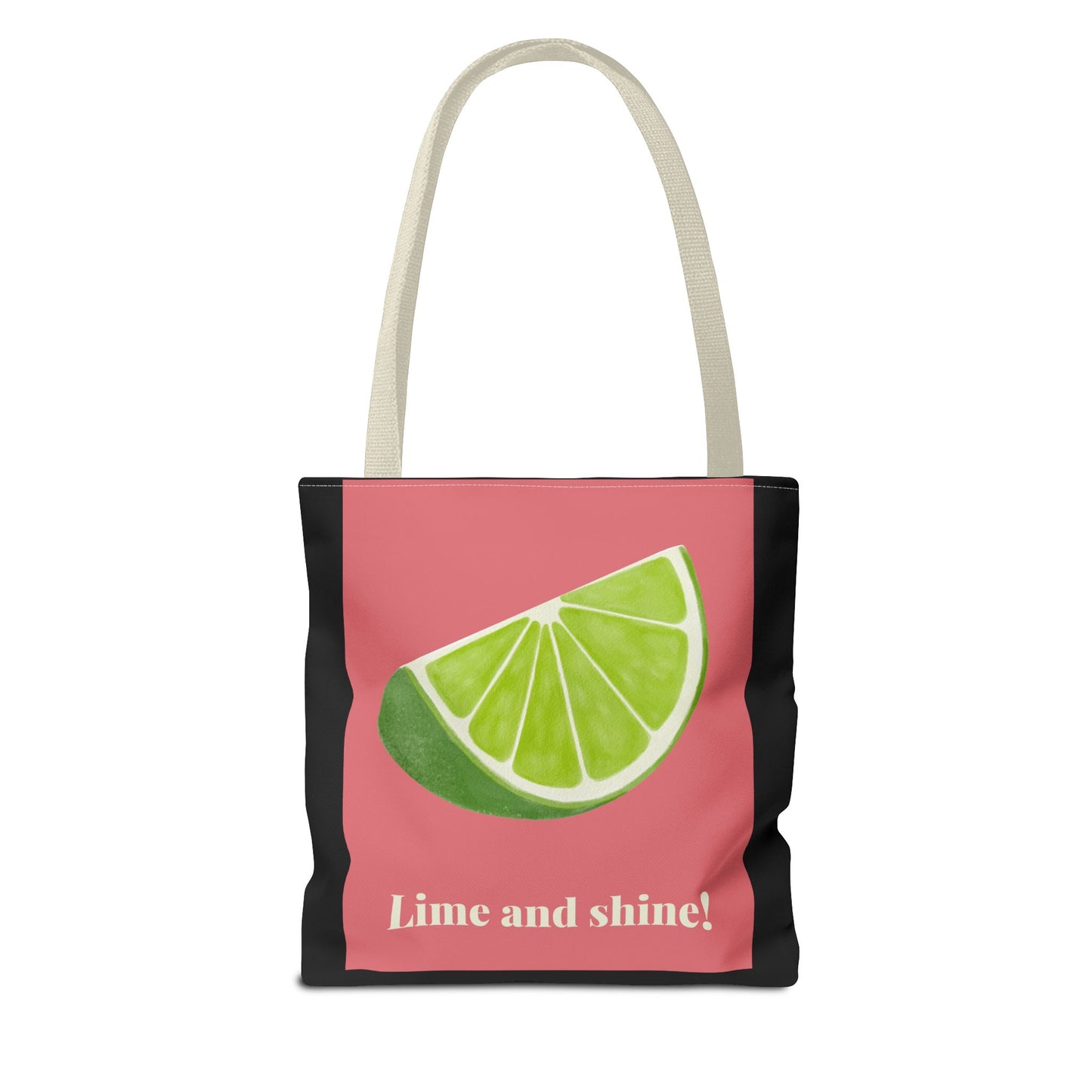 Whimsical Citrus Tote Bag - "Life's Like a Lemon" & "Lime and Shine"