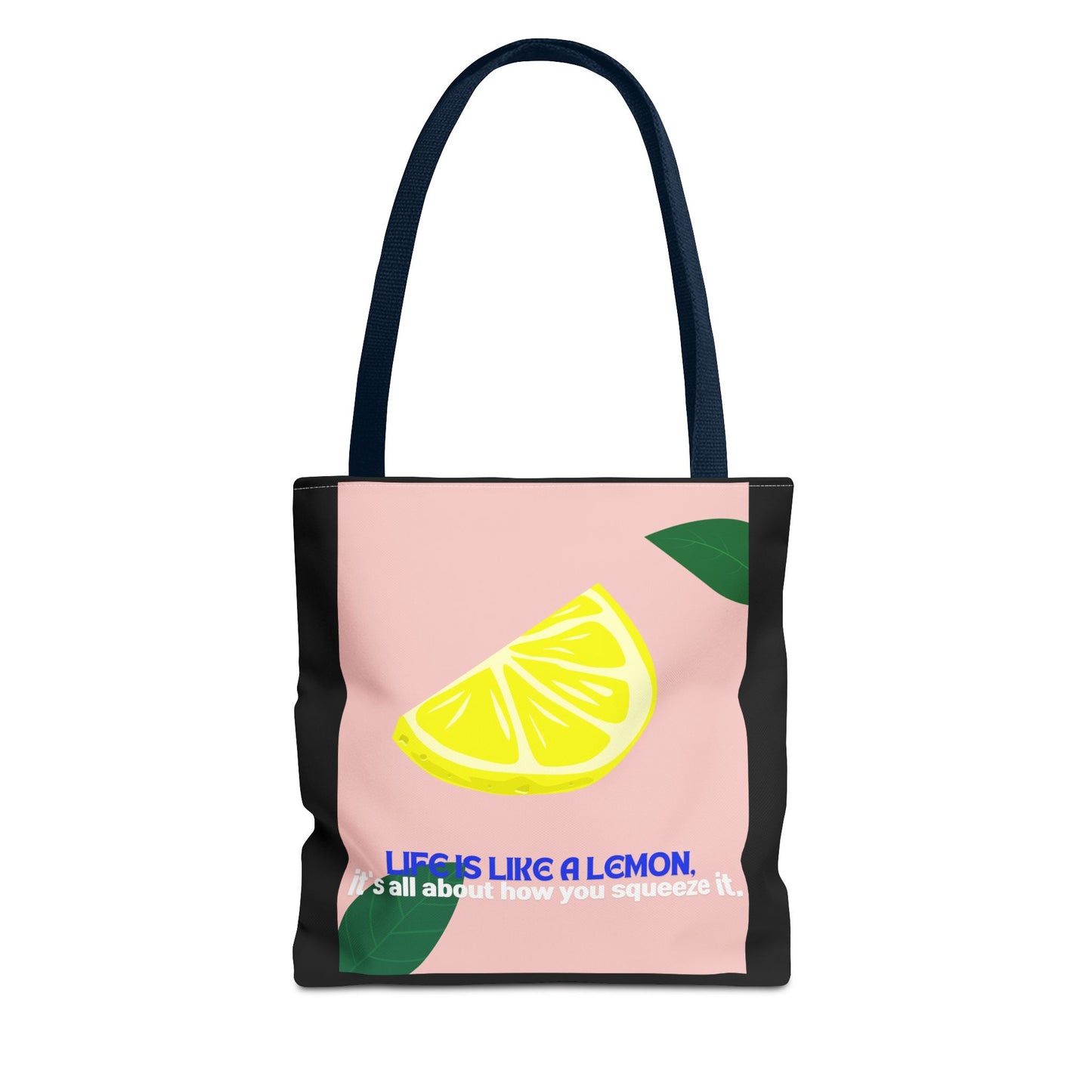 Whimsical Citrus Tote Bag - "Life's Like a Lemon" & "Lime and Shine"