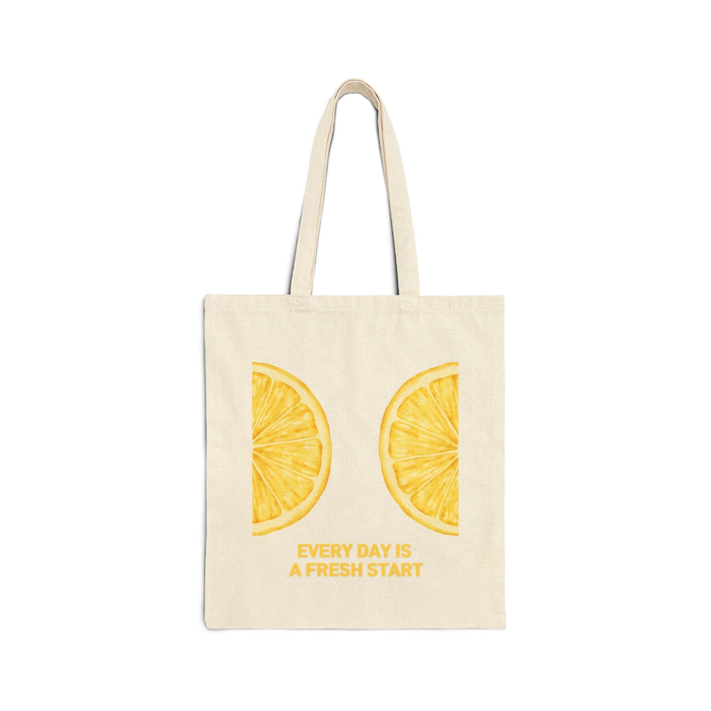 Every Day is a Fresh Start Lemon Tote Bag