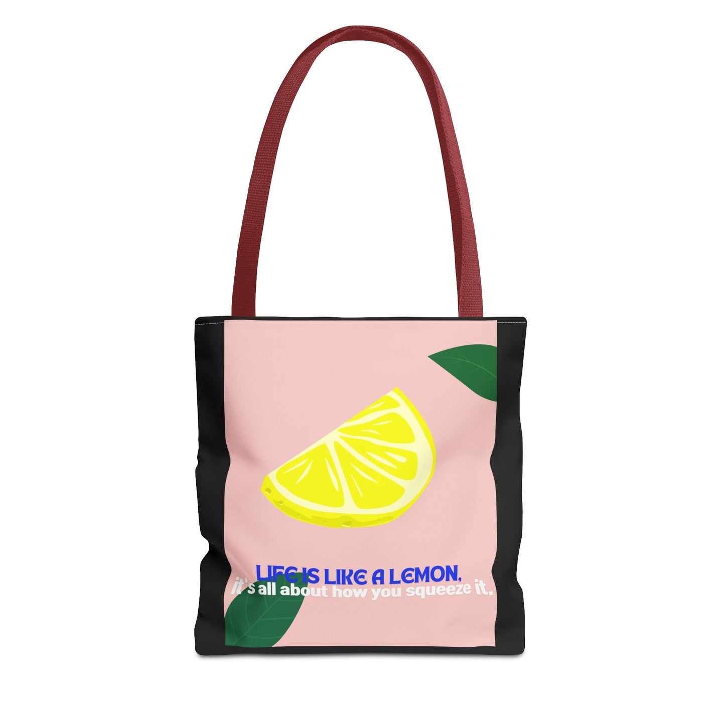 Whimsical Citrus Tote Bag - "Life's Like a Lemon" & "Lime and Shine"