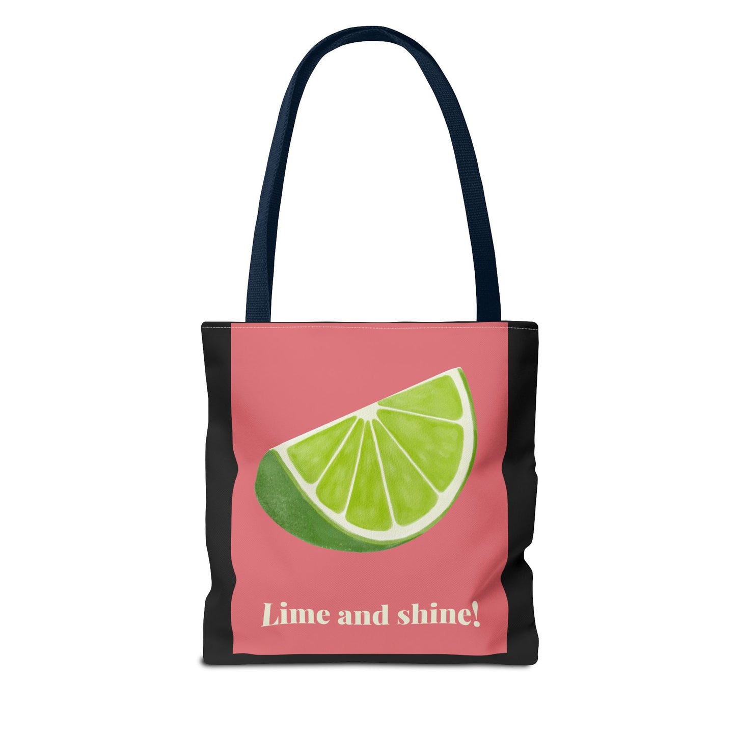 Whimsical Citrus Tote Bag - "Life's Like a Lemon" & "Lime and Shine"